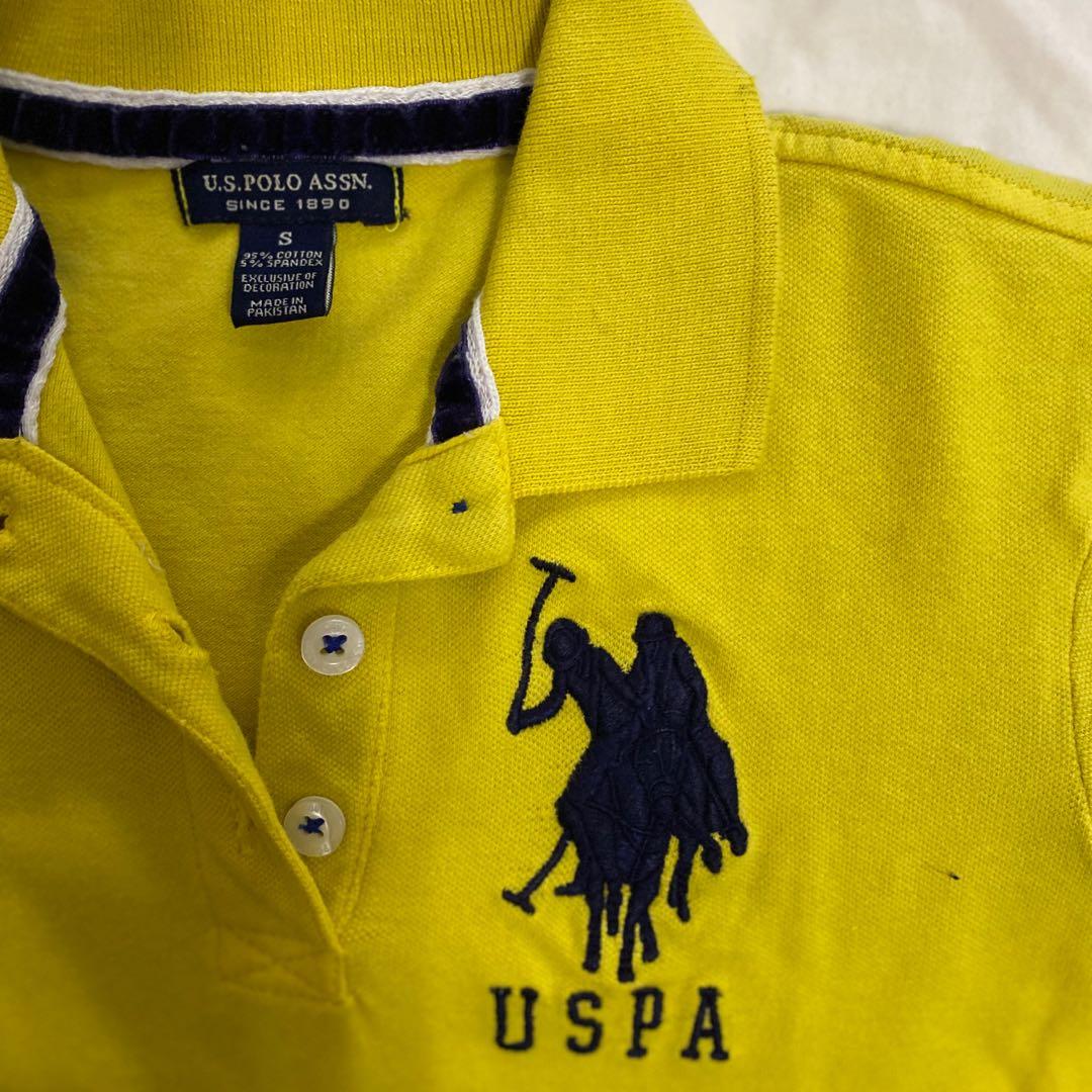 Us polo shirt yellow Clearance