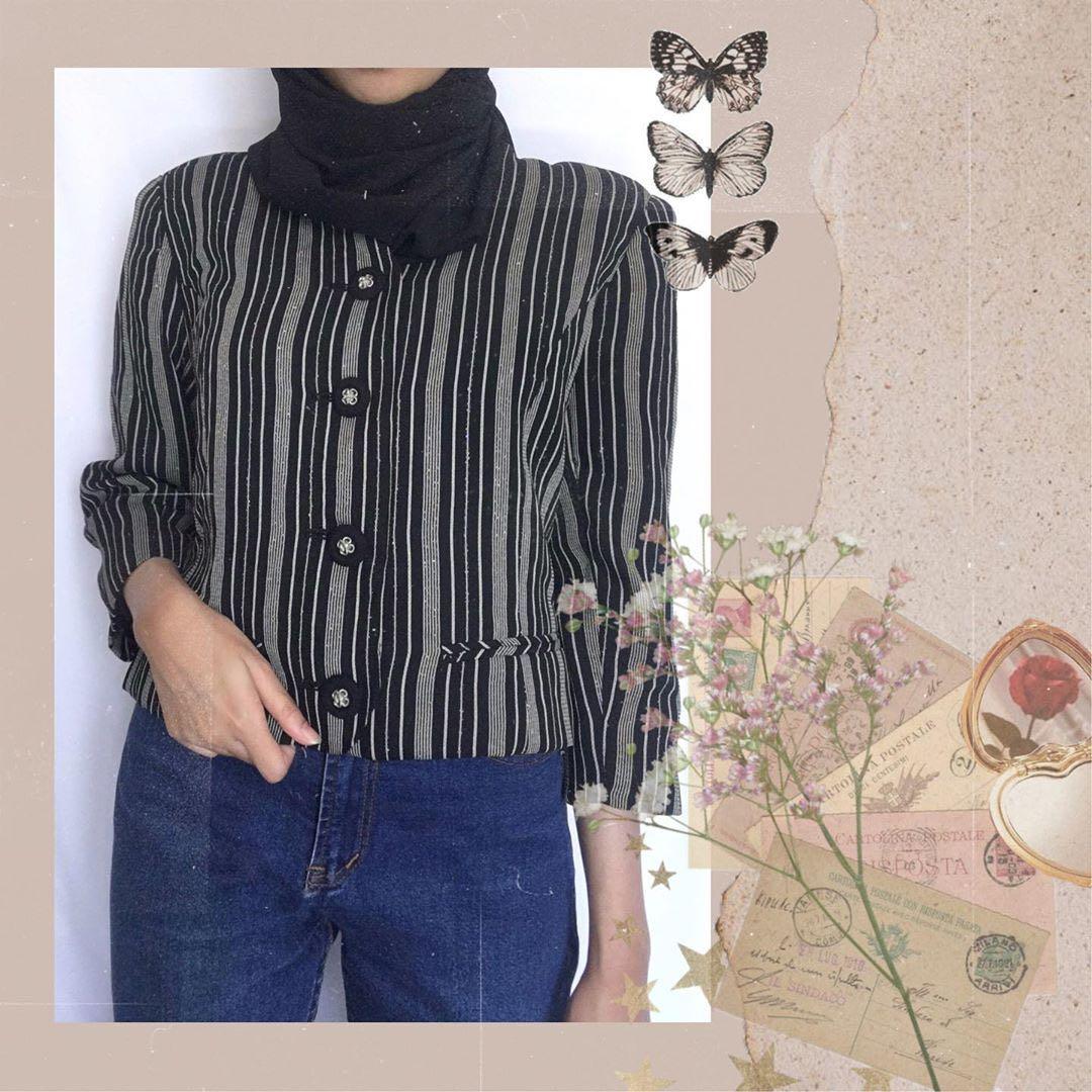 Vintage Top, Women's Fashion, Tops, Longsleeves on Carousell