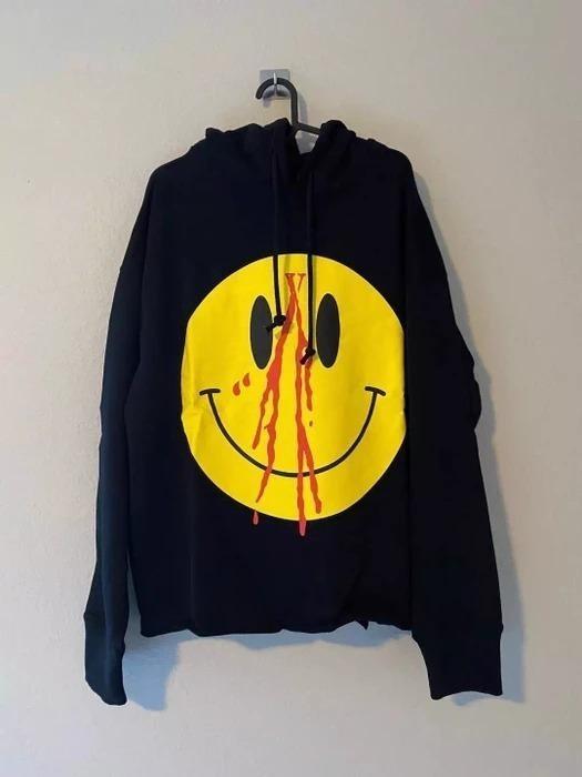 vlone smiley hoodie
