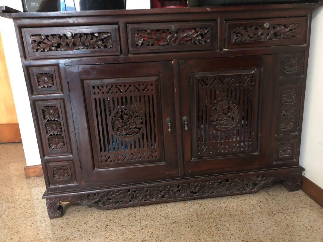 Wooden online half cupboard