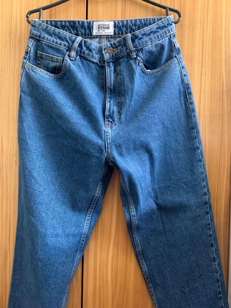 ZARA MOM JEANS, Women's Fashion, Bottoms, Jeans on Carousell