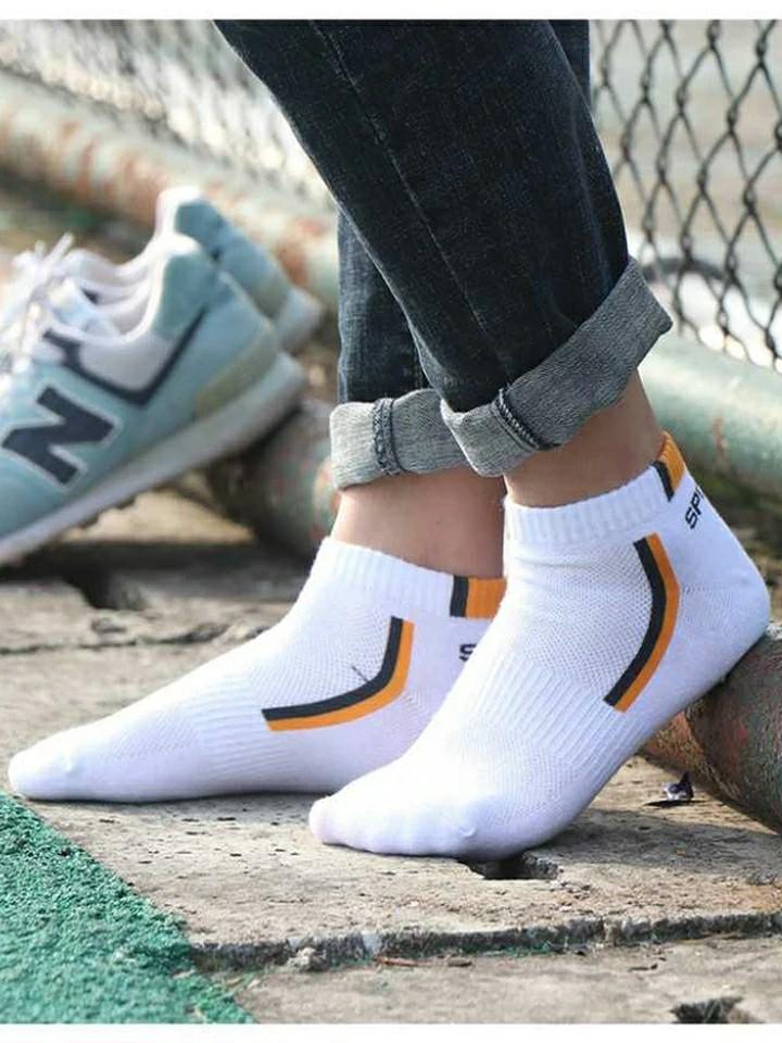 10 Pairs Men ankle socks Breathable sports Socks mesh Casual 