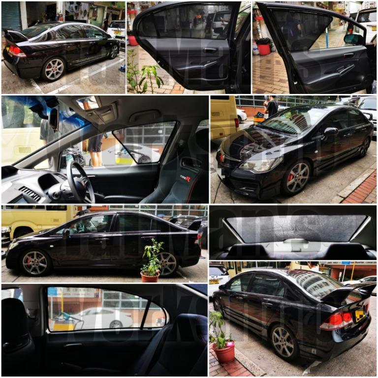 本田civic Fd1 Fd2 Fa1 全車磁石濾光窗網太陽擋 汽車配件 改裝 內外零件 Carousell