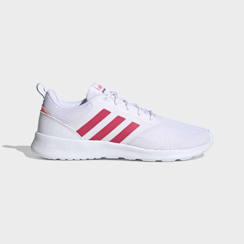 adidas cloudfoam white and pink