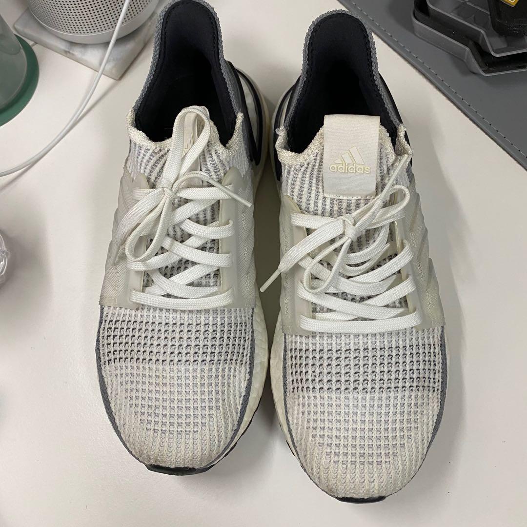 Adidas ultra boost 19 shop cloud white grey two
