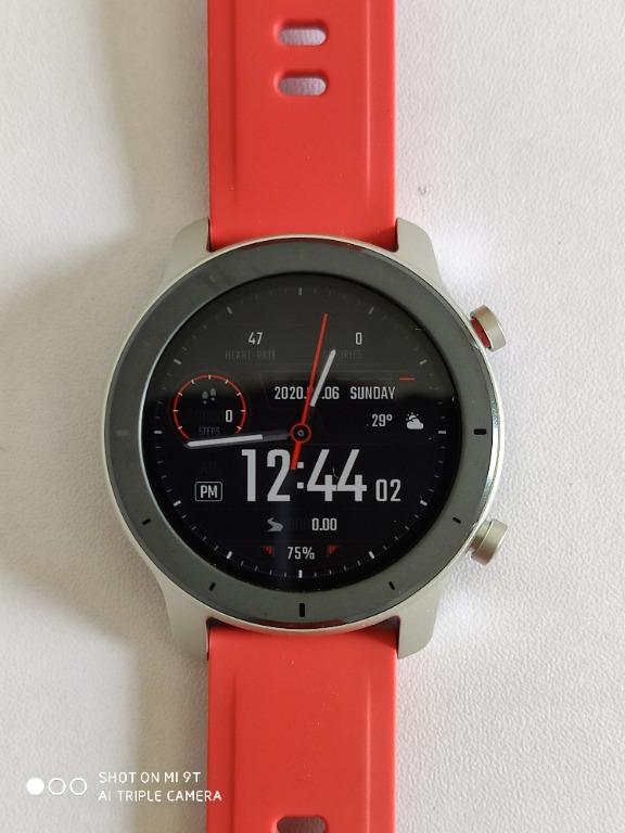 Amazfit gtr new arrivals 42 coral red