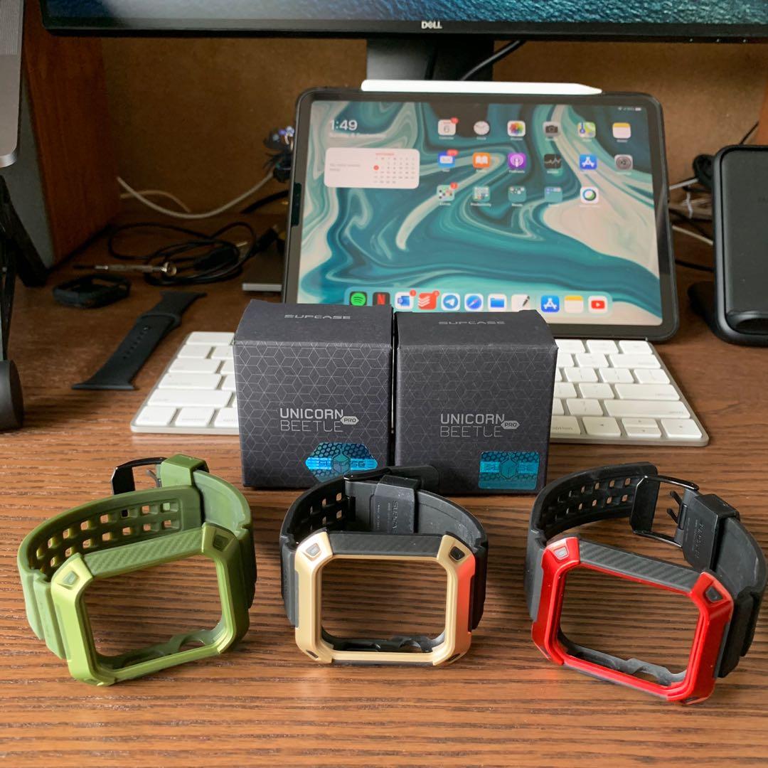Apple Watch Series 4 5 Supcase Unicorn Beetle Ub Pro Wristband Case 44mm Not Spigen Men S Fashion Watches On Carousell