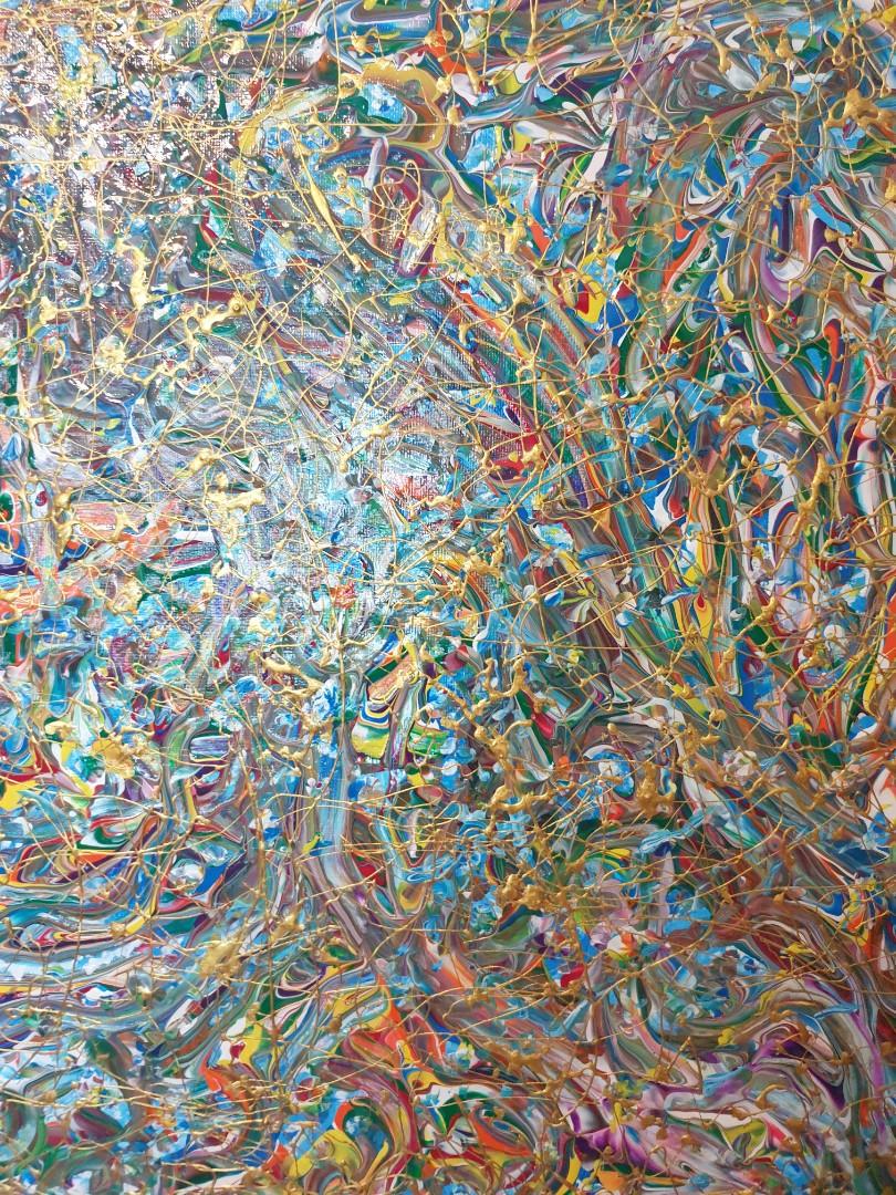 Artistic Modern Canvas Oil Painting Singapore Artist Tan Chong Bin