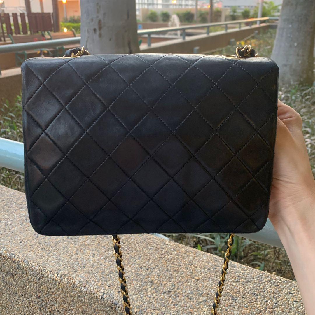 AUTHENTIC CHANEL Mini Square 8 20 cm Flap Bag , Luxury, Bags & Wallets on  Carousell