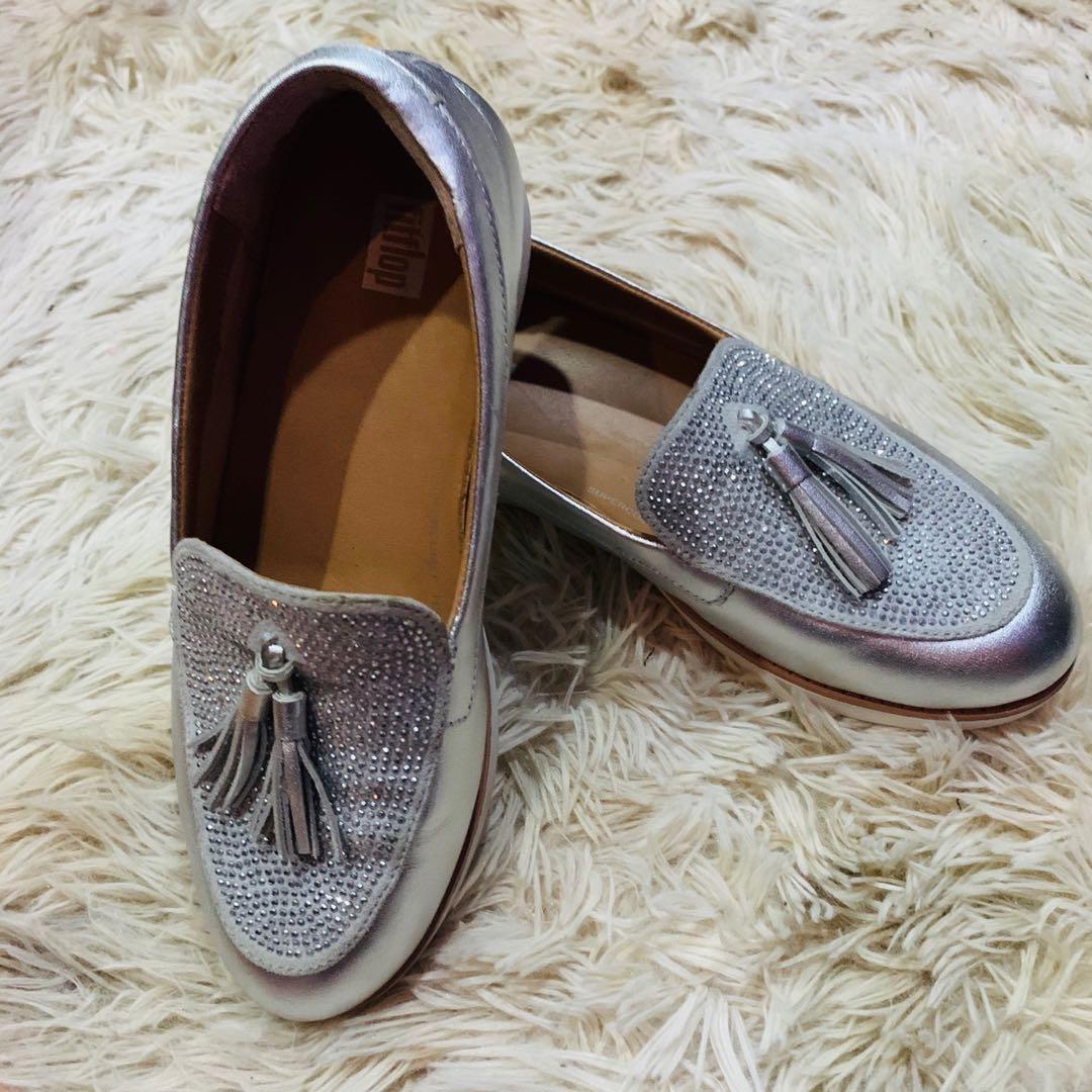 Petrina cheap crystalled loafers