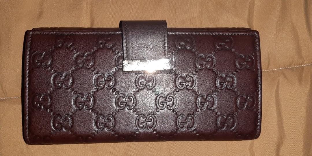 gucci leather wallet price