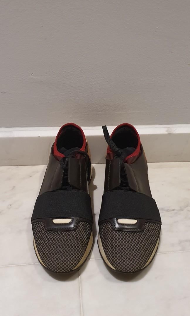 balenciaga sneakers race