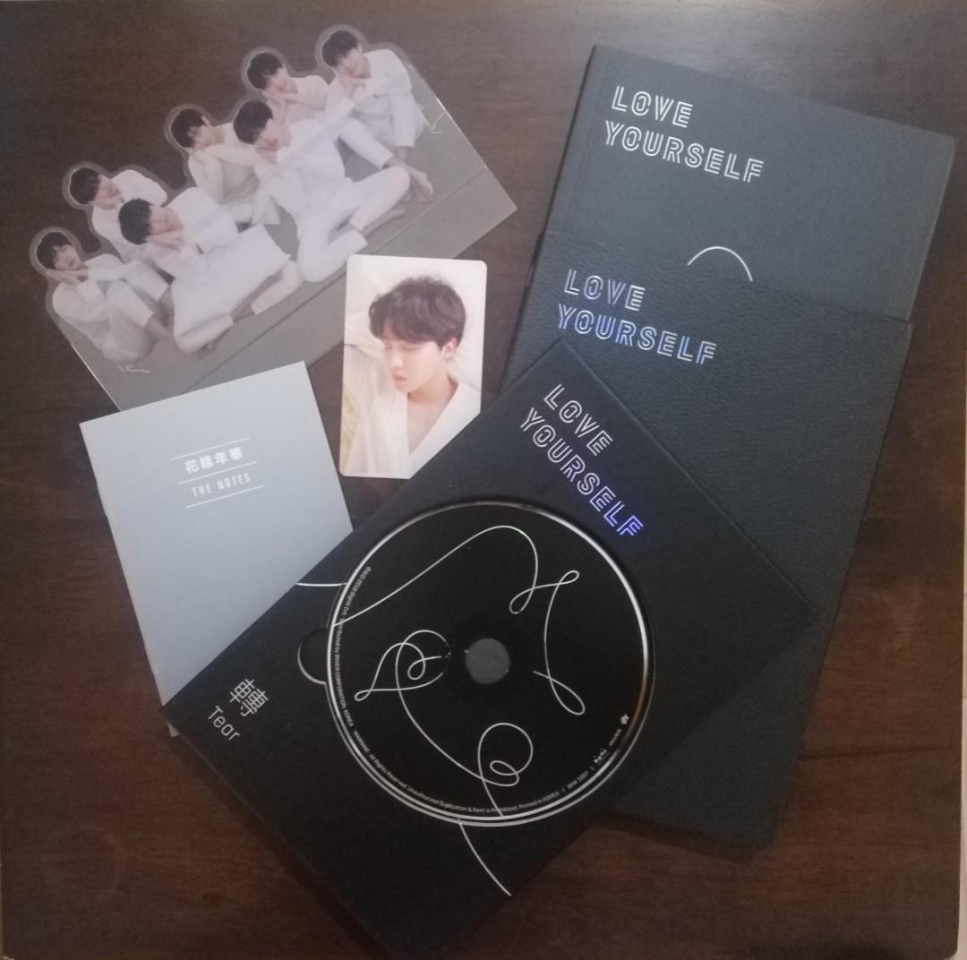 All Inclusions Bangtan Bts Love Yourelf Tear Album Ver U With Freebies Hobbies Toys Memorabilia Collectibles K Wave On Carousell