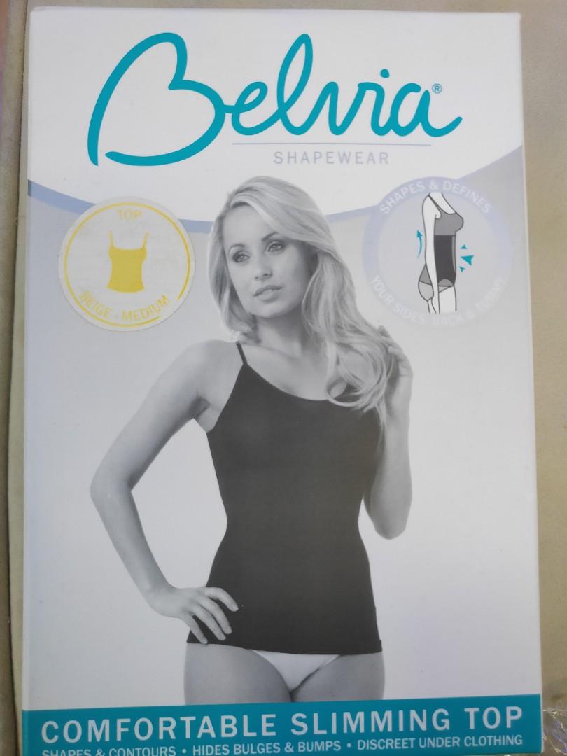 Belvia Shapewear Slimming Bodysuit (Black) Medium
