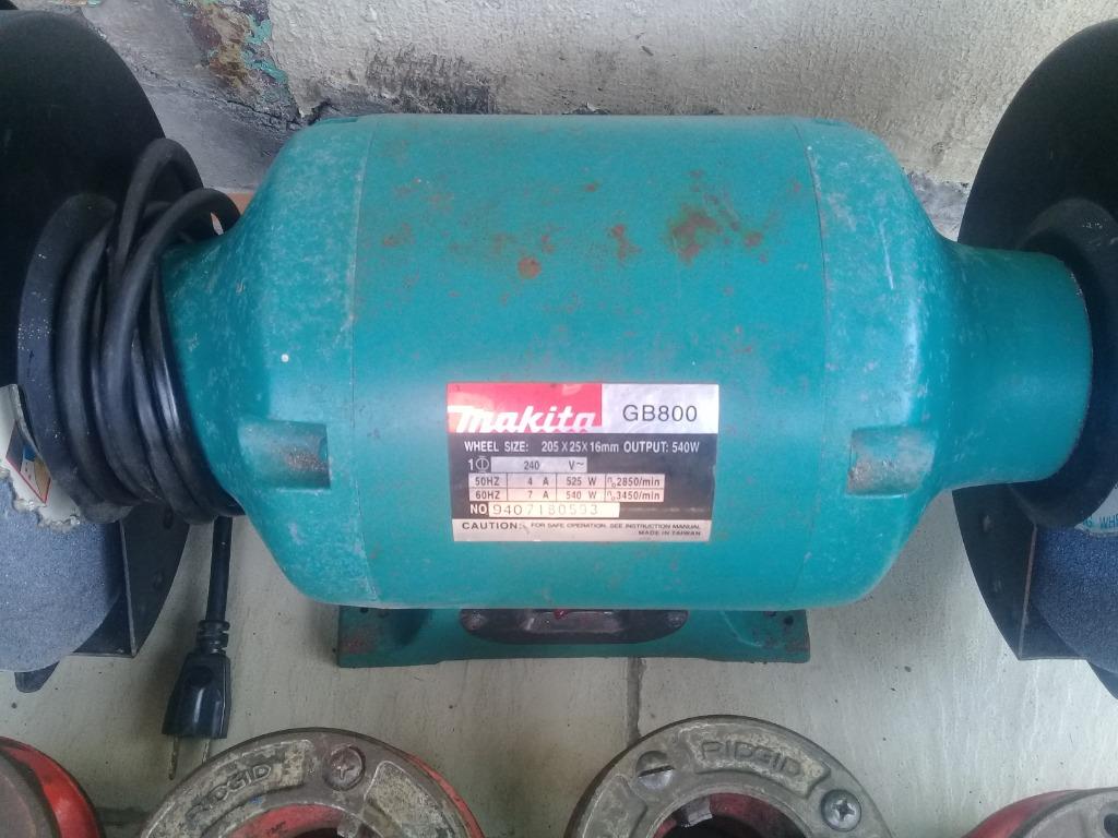 MAKITA BENCH GRINDER GB800, Commercial & Industrial, Construction Tools