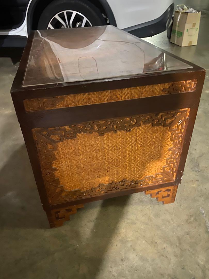 Big Chinese wooden box camphor, Furniture & Home Living, Home Decor