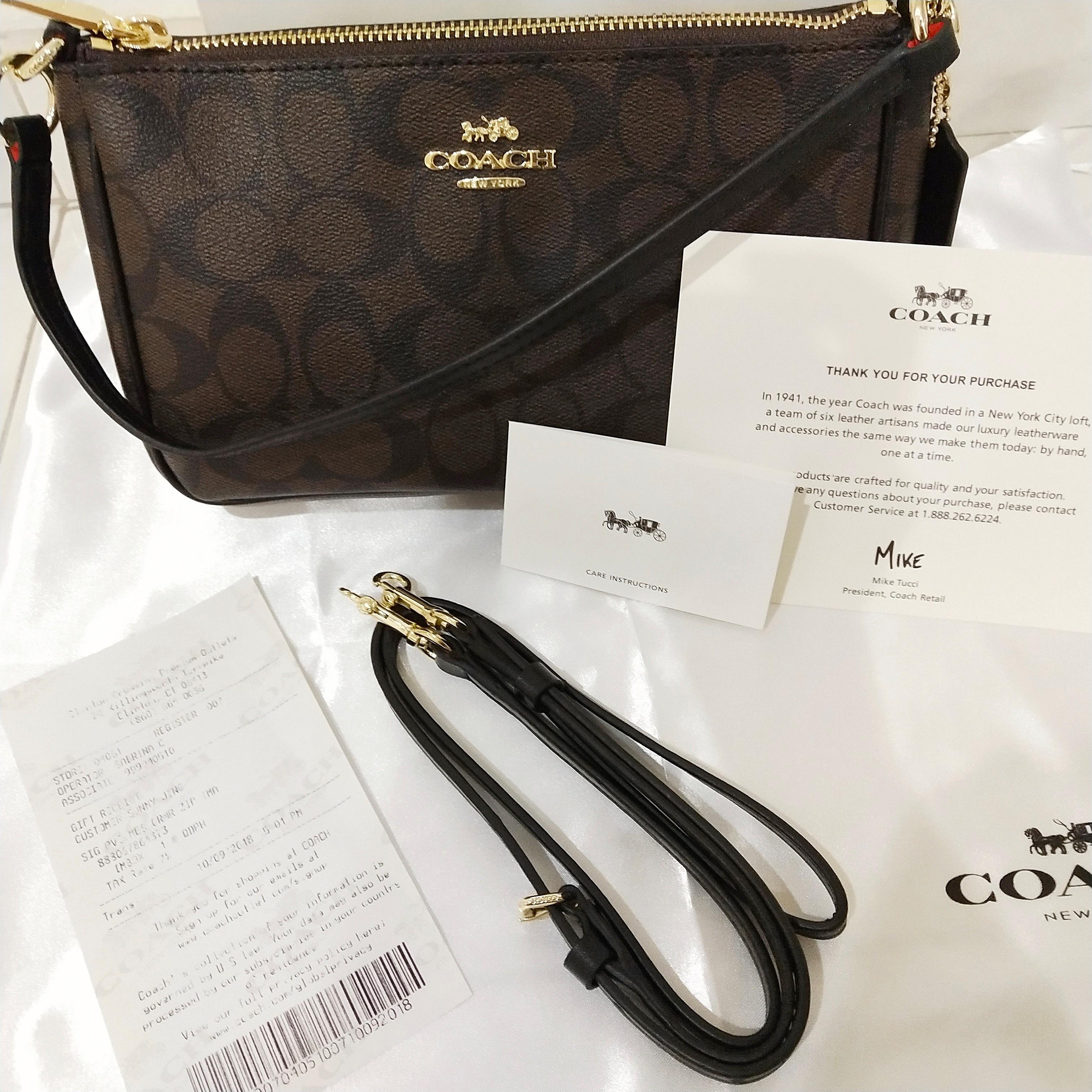 coach mini sling