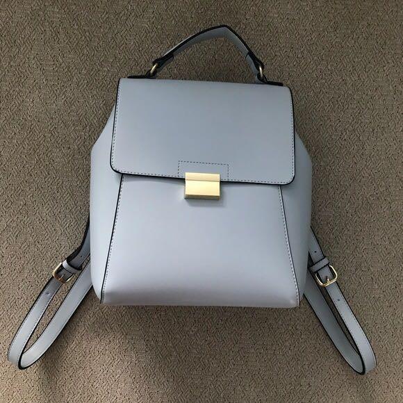 zara blue backpack