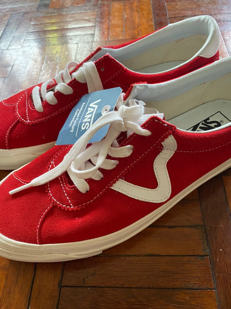 Brand New Vans Style 73 DX Anaheim Factory Og Red Men s