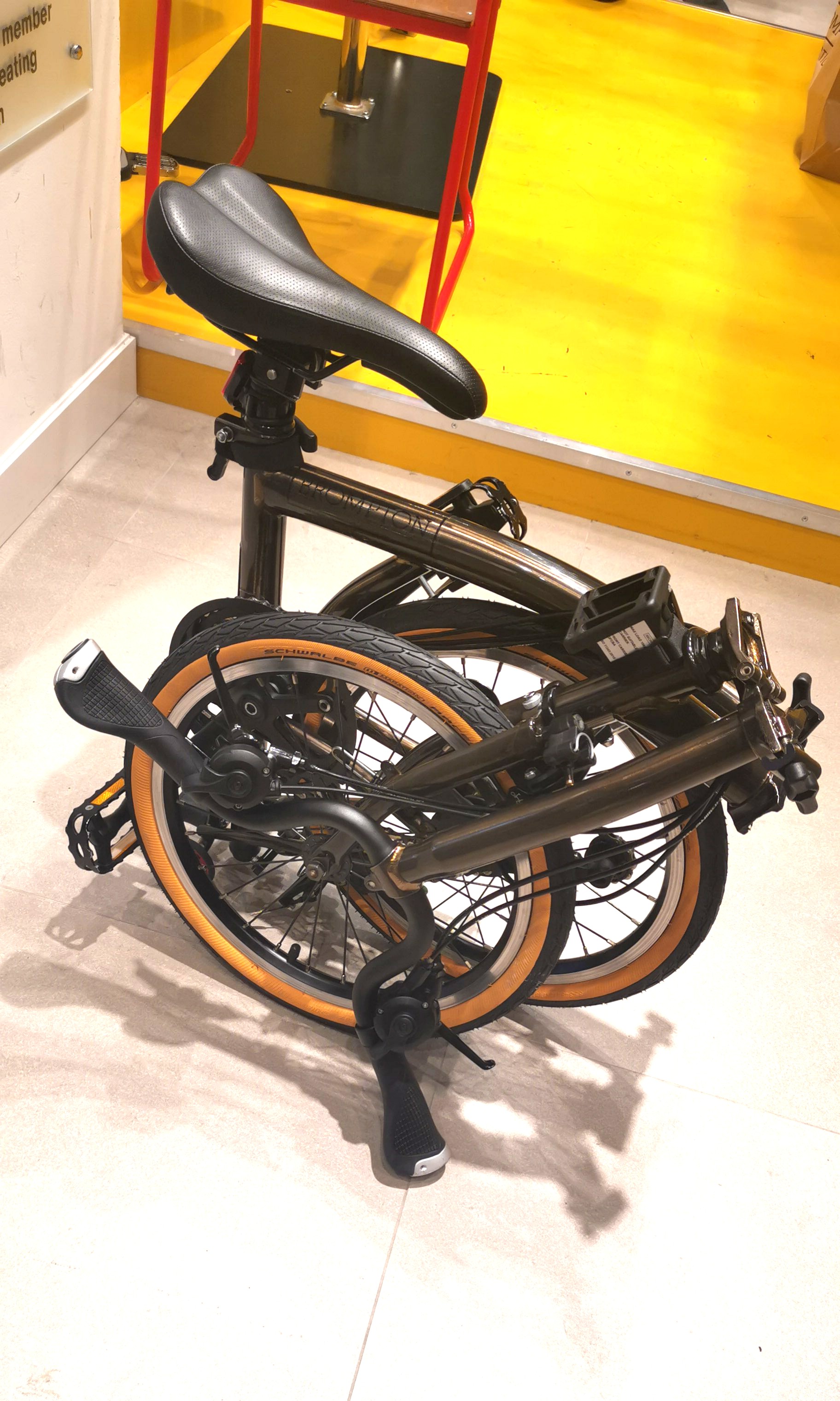 Bicycle Wheel Brompton S6l Raw Lacquer M6l Raw Brompton Black