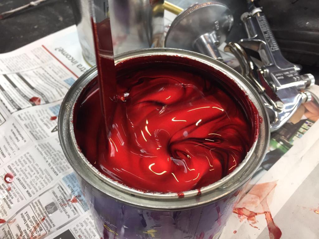 Candy Red Rims Spray Paint And Kerb Rash Repair, Car Accessories