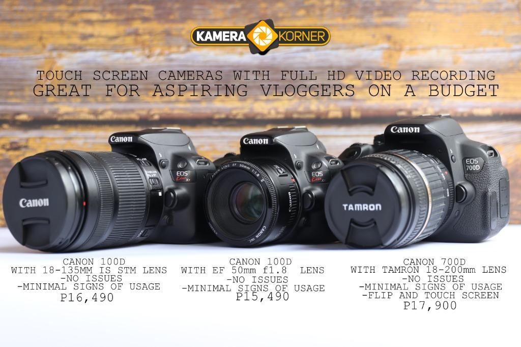 canon touchscreen dslr with full hd