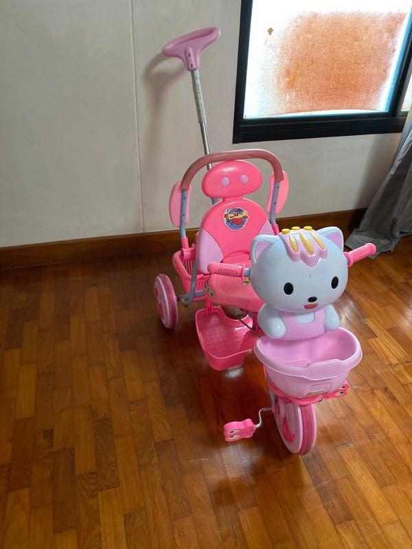 tricycle with parent push handle