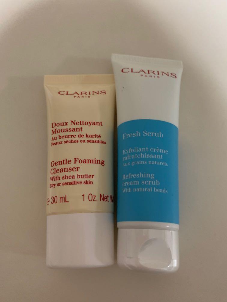 clarins fresh scrub exfoliant