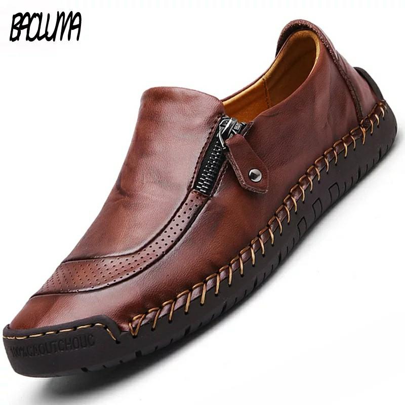 Men's casual moccasin clearance shoes