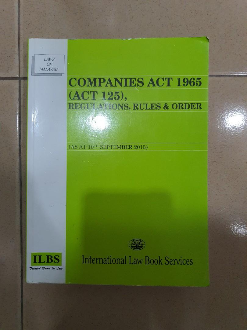 Companies Act 1965 Textbooks On Carousell