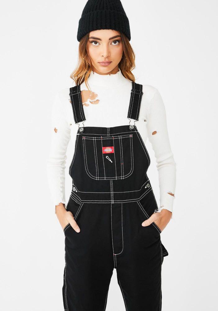 Twill overalls womens clearance