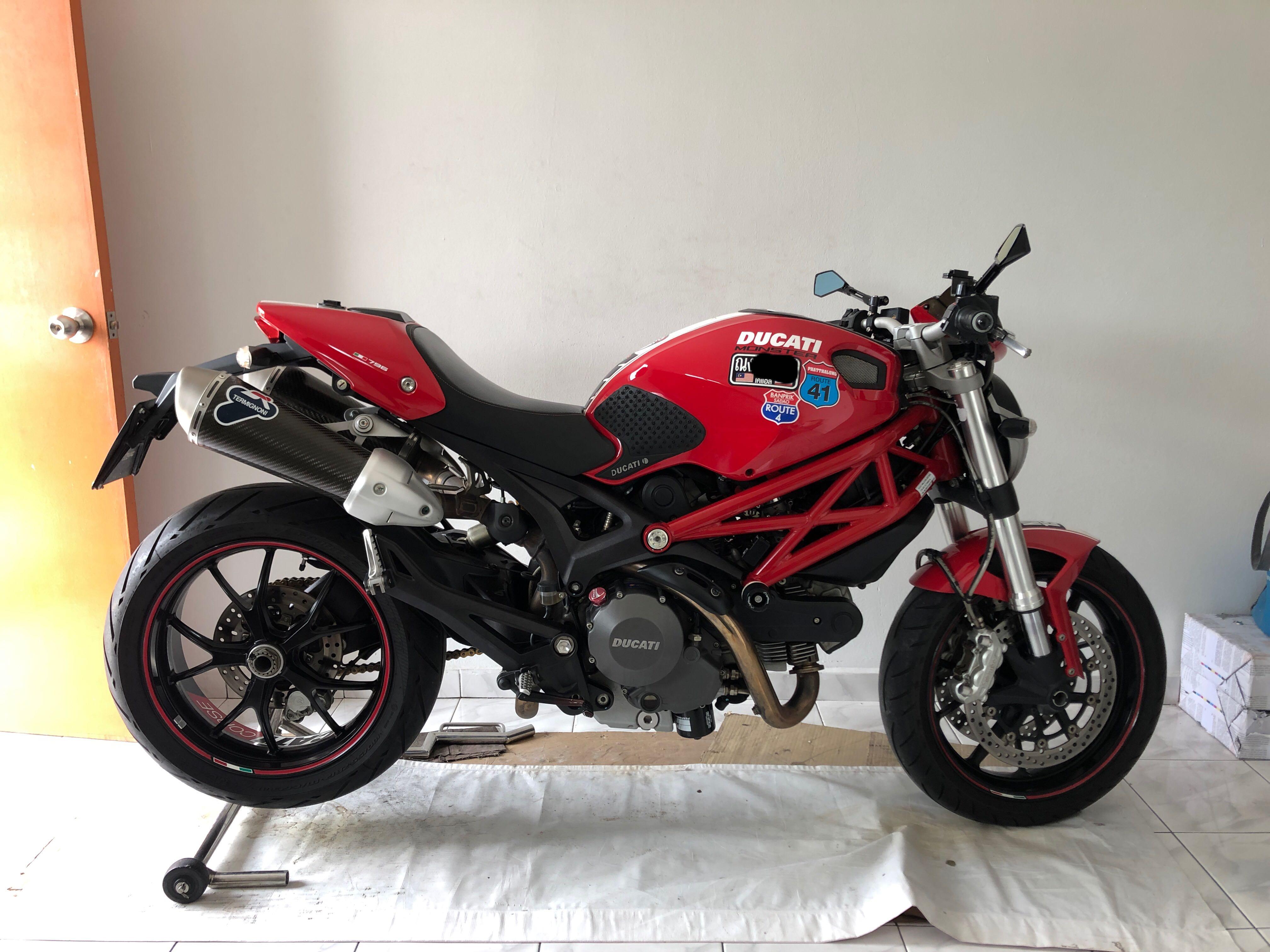 Ducati Monster 796 ABS Corse Stripe tayar baru retirement Motorbikes on Carousell