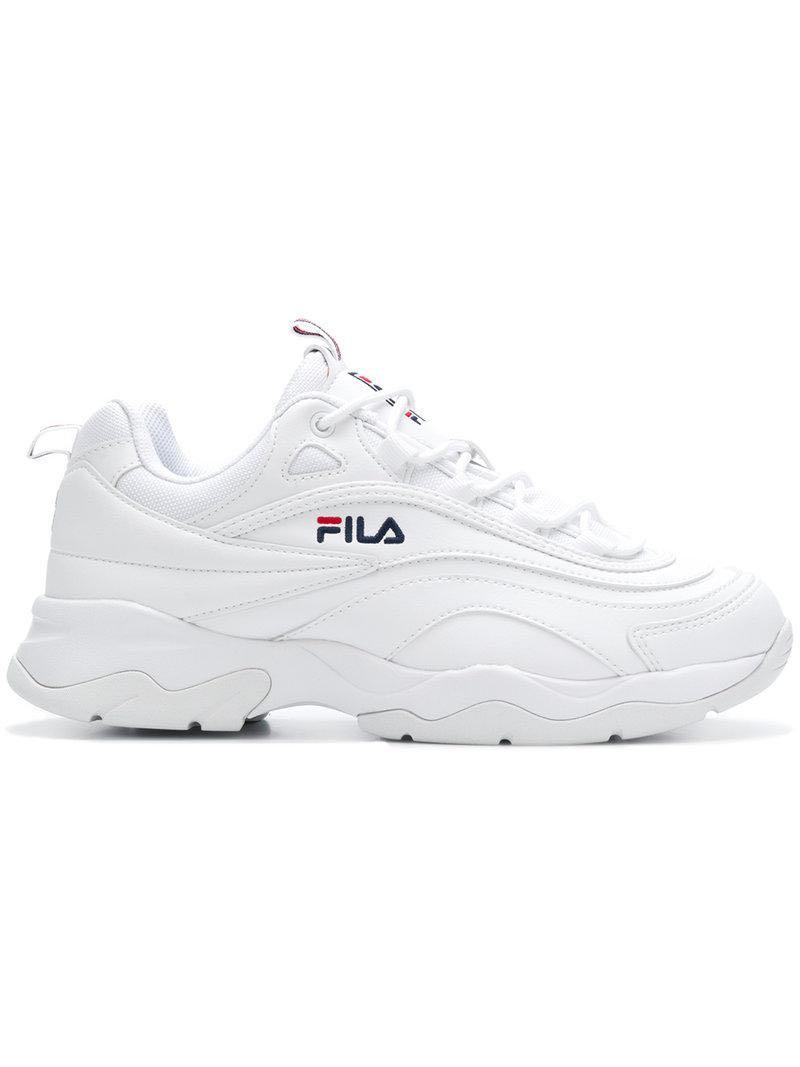 fila ray all white