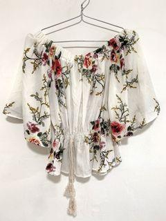 Floral Off Shoulder Top