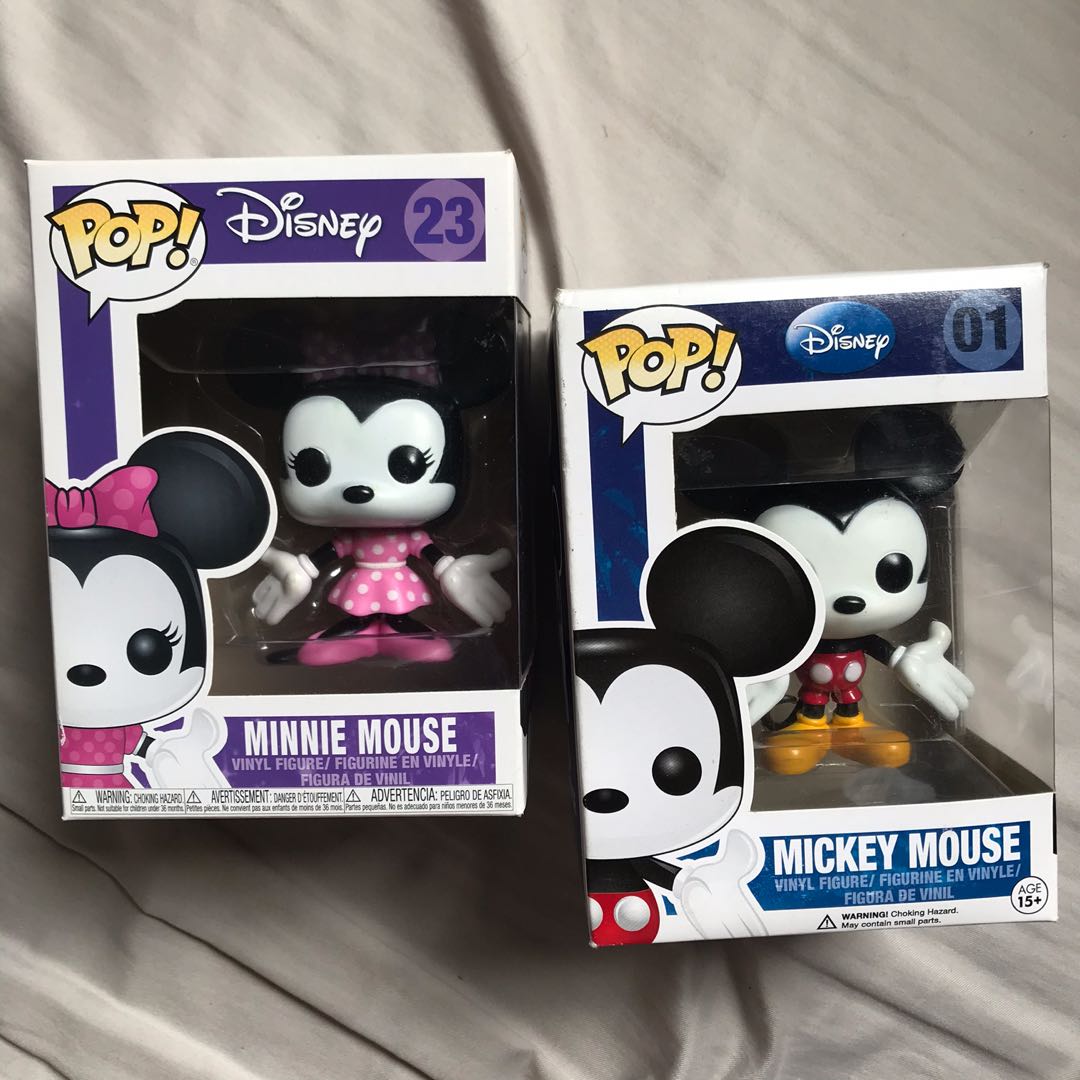 Mini Mouse Funky Funko POP Mickey Mouse and Minnie Mouse, Hobbies & Toys, Toys & Games ...