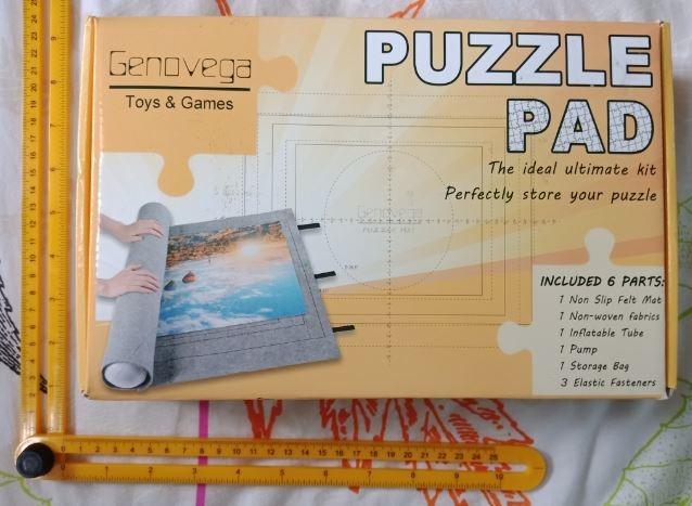 Genovega Jigsaw Puzzle Mat Roll Up Saver Large Puzzles Board Table For Adults Kids 300 500 1000 1500 2000 Pieces Storage And Transport Premium Pump Toys Games Others On Carousell