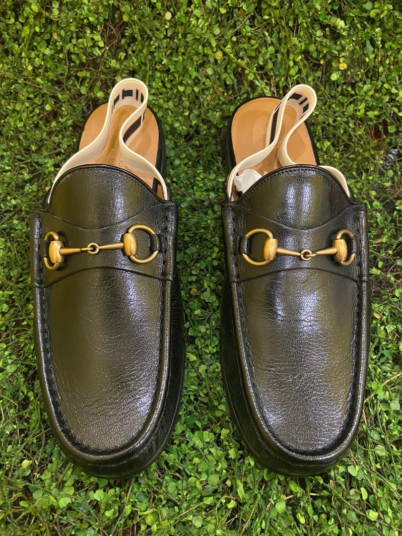 As Seen On Nazim Othman Gucci Horsebit Slingback Strapless Loafer
