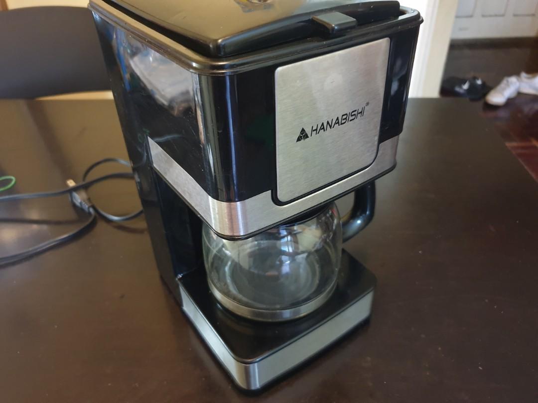 New Hanabishi 2in1 Grinder Coffee Maker Hgrcm2in1 Shopee Philippines