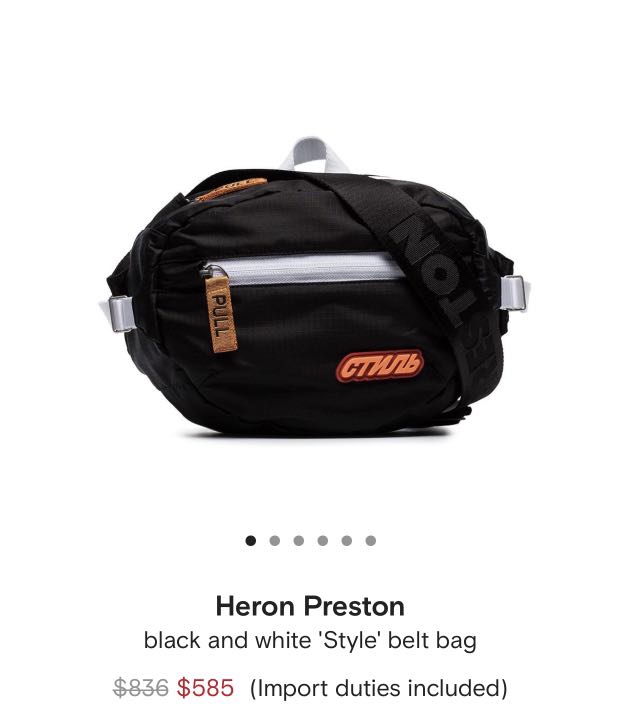 Heron preston shop sling bag