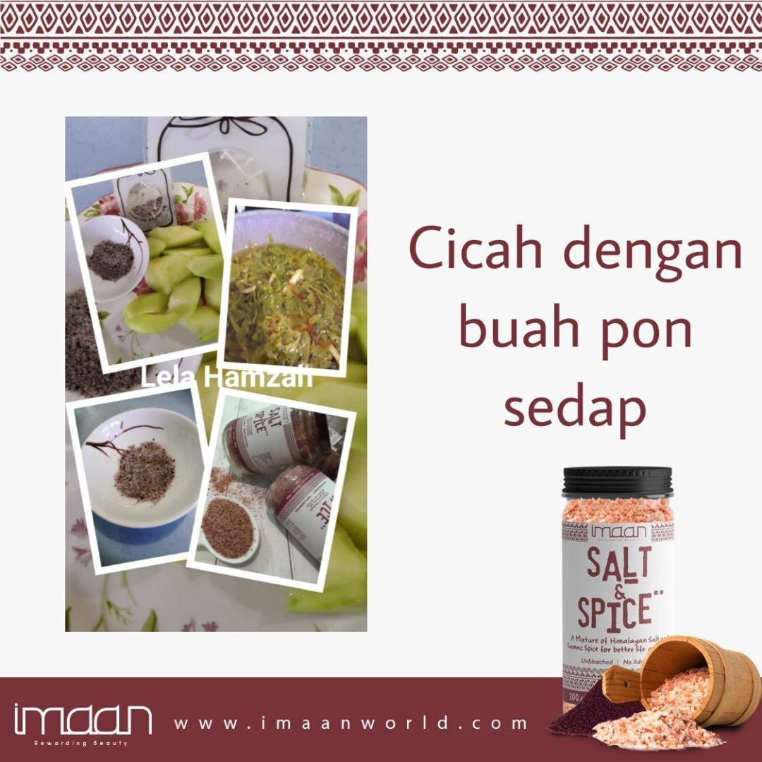 Sumac Salt Premium Cooking Himalayan Salt & Sumac Spice, Food & Drinks, Packaged ...