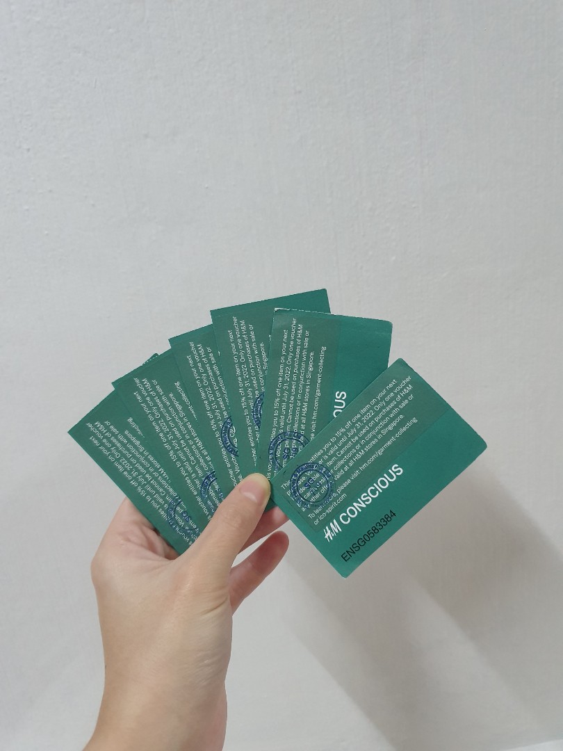 H&m clearance conscious voucher