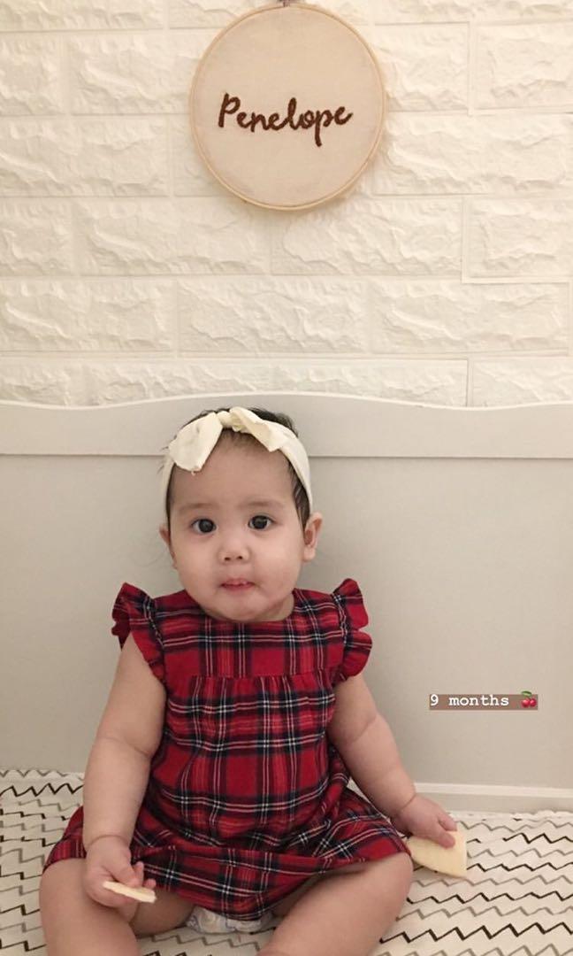 H M Baby Girl Plaid Dress 6 9M Christmas Babies Kids Babies