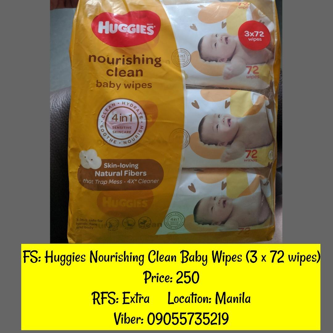huggies nourishing clean wipes