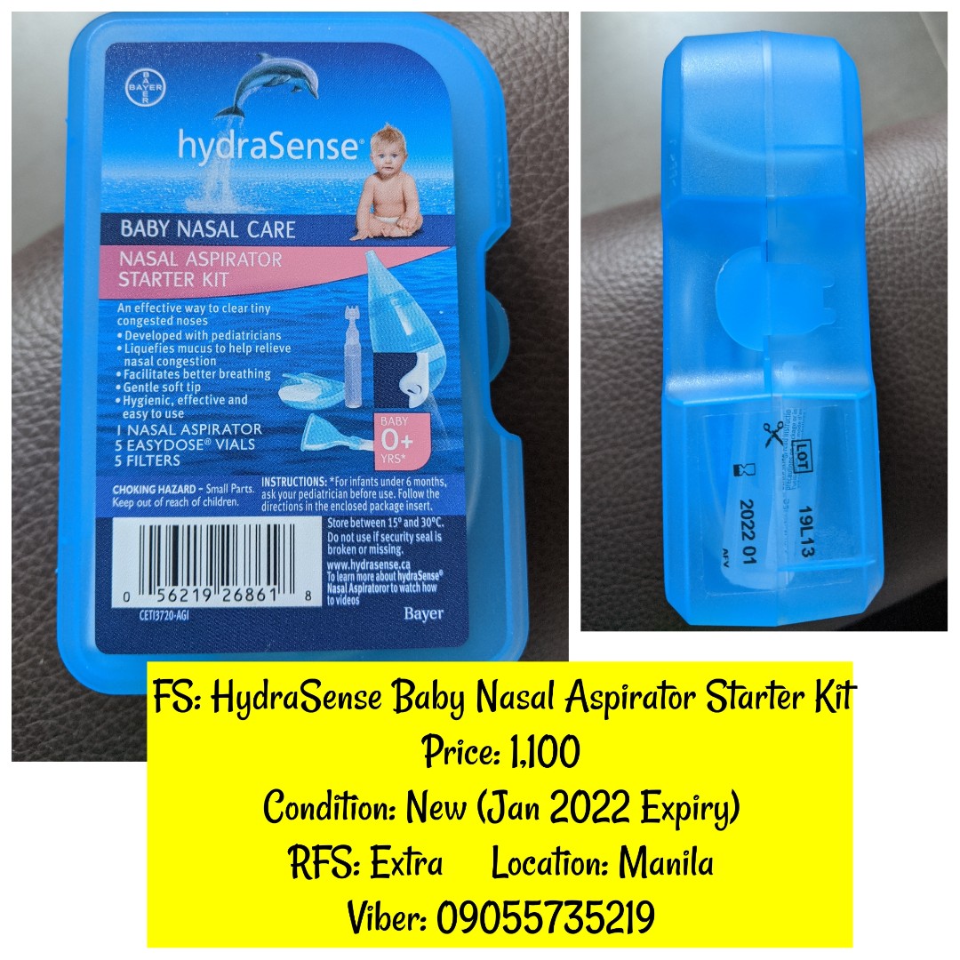 hydrasense nasal aspirator starter kit