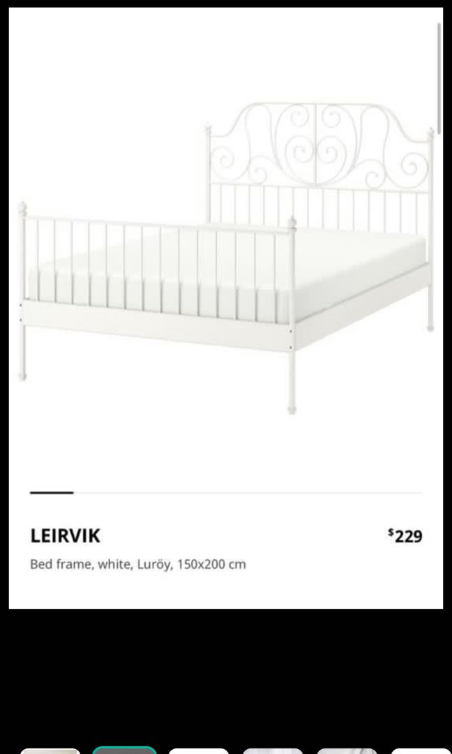 Ikea bed frame, Furniture & Home Living, Furniture, Bed Frames