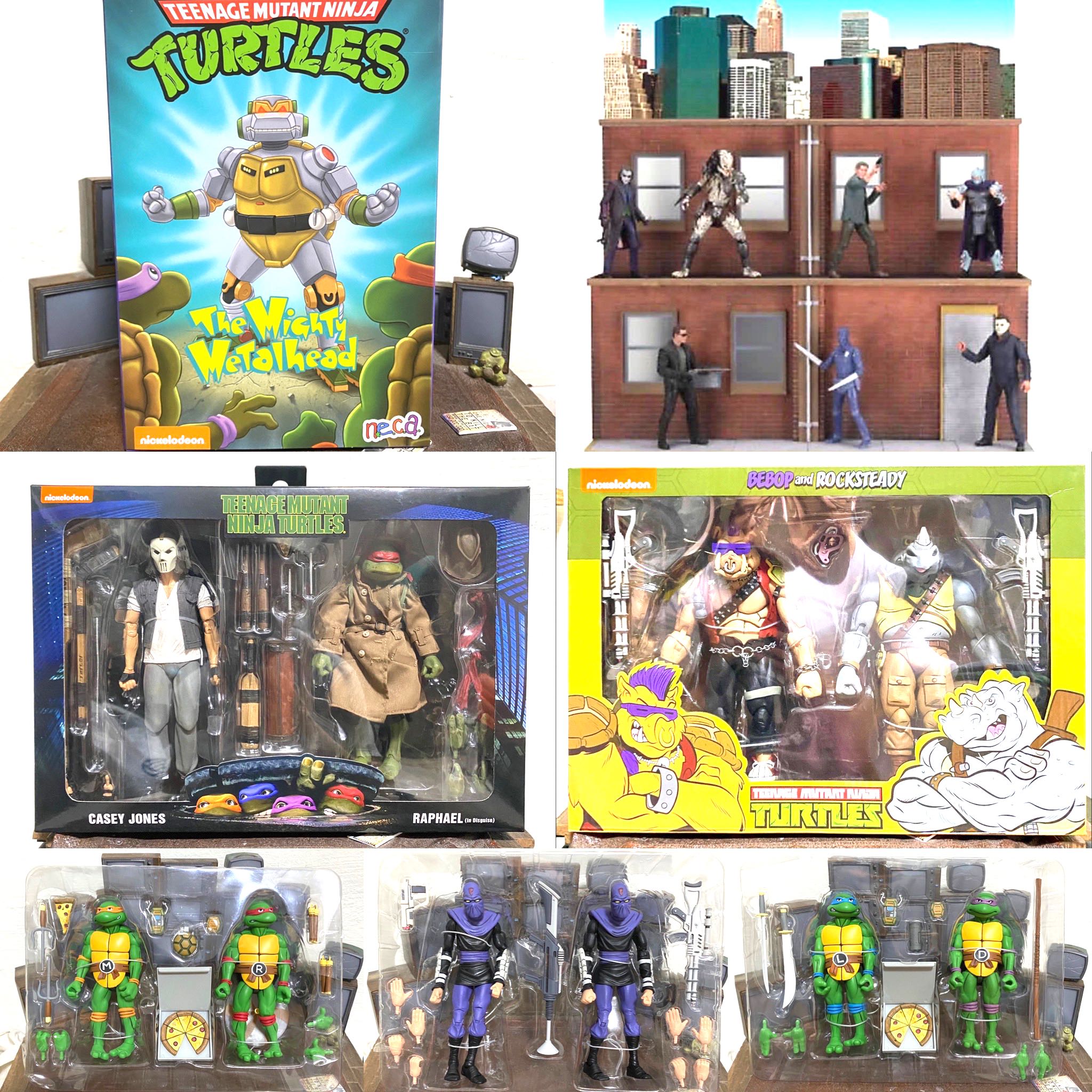 [NECA] Teenage Mutant Ninja Turtles, TMNT, Casey Jones, Raphael, Bebop ...