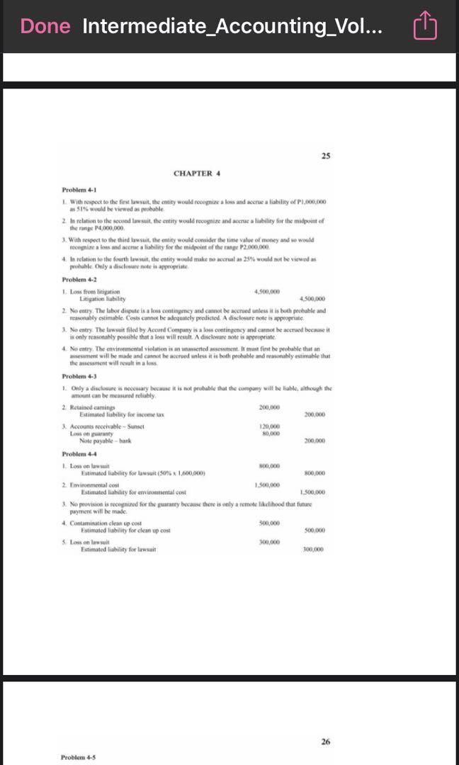 Intermediate Accounting vol 2 by Valix Solution Manual, Hobbies & Toys