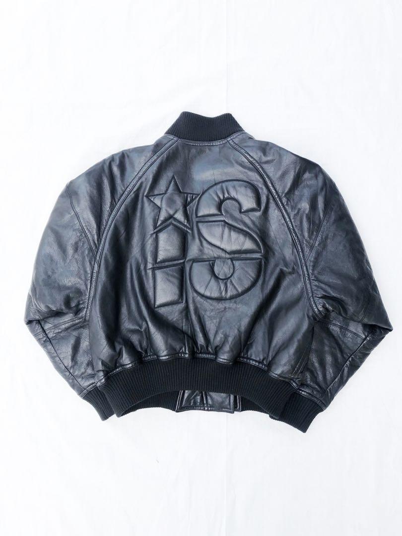 issey miyake leather jacket