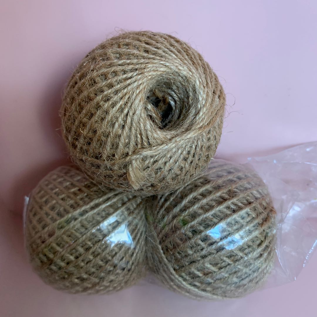 Japan] Jute String Twine Abaca string 3 ply, Hobbies & Toys, Stationary &  Craft, Craft Supplies & Tools on Carousell