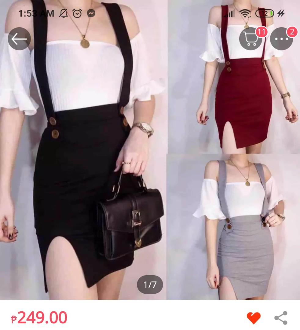 Off shoulder on sale and jumper skirt